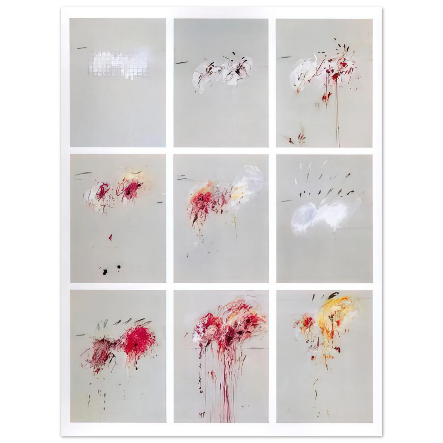 Cy Twombly - Nine Discourses on Commodus  75x100 cm / 30x40inches Fine Art Poster