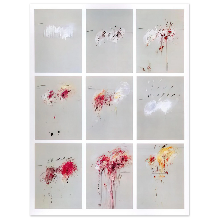 Cy Twombly - Nine Discourses on Commodus  75x100 cm / 30x40inches Fine Art Poster