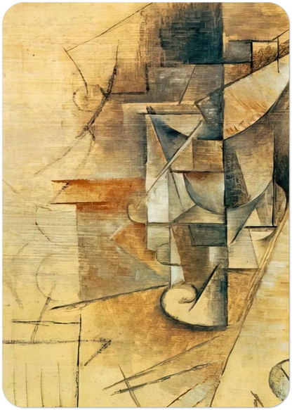 A glass By Pablo Picasso Pack of 10 Post Cards | Pablo Picasso Post Cards | A6 (10.5 x 14.8 cm) - 4.1 x 5.8 inches