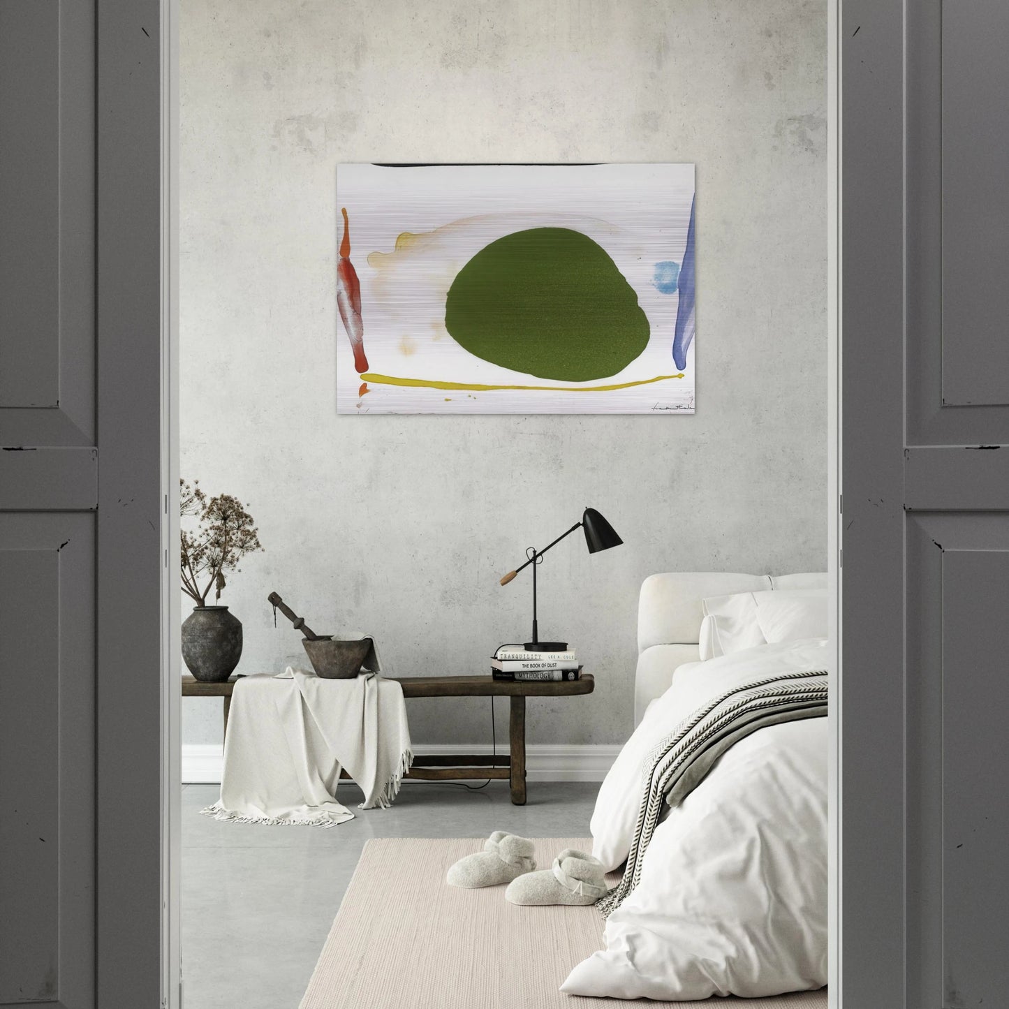 Thanksgiving Day - 1973 - Helen Frankenthaler Brushed Aluminum Print - 70x100 cm / 28x40 inches | Helen Frankenthaler Aluminum Print | Helen Frankenthaler Prints