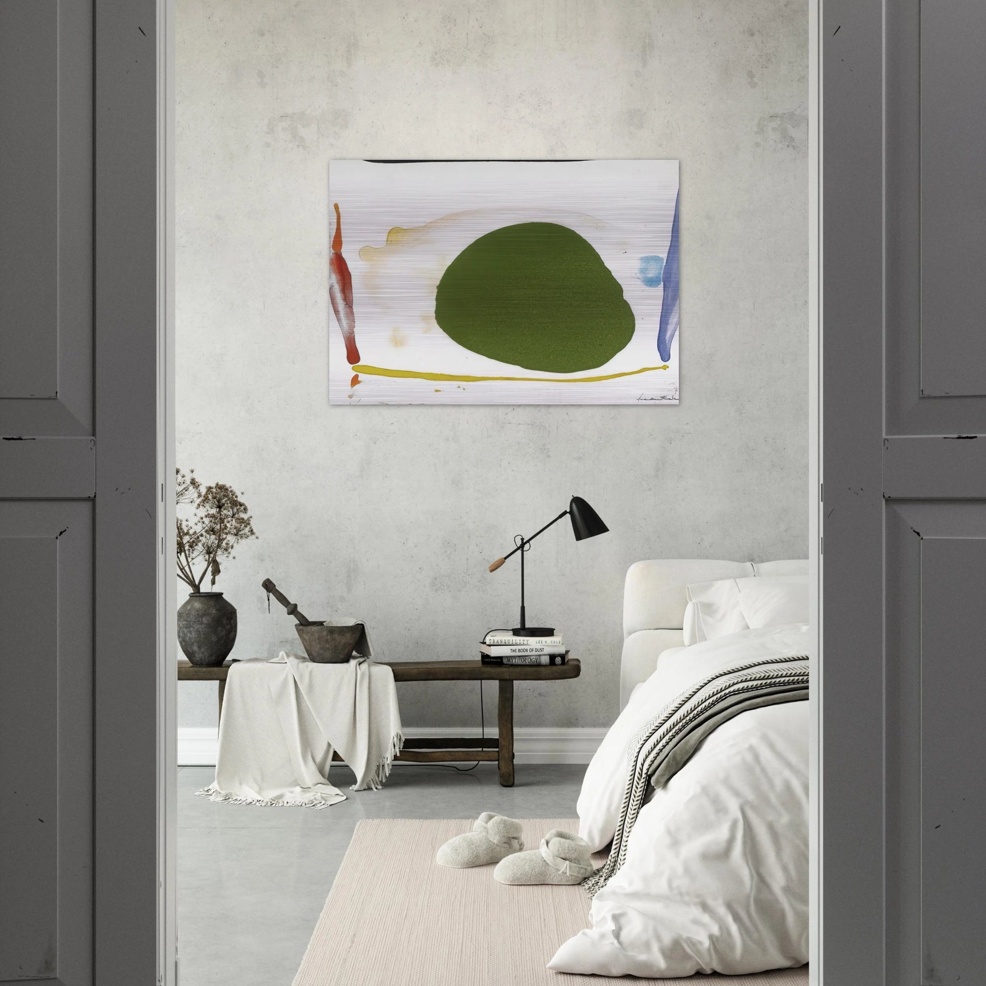 Thanksgiving Day - 1973 - Helen Frankenthaler Brushed Aluminum Print - 70x100 cm / 28x40 inches | Helen Frankenthaler Aluminum Print | Helen Frankenthaler Prints