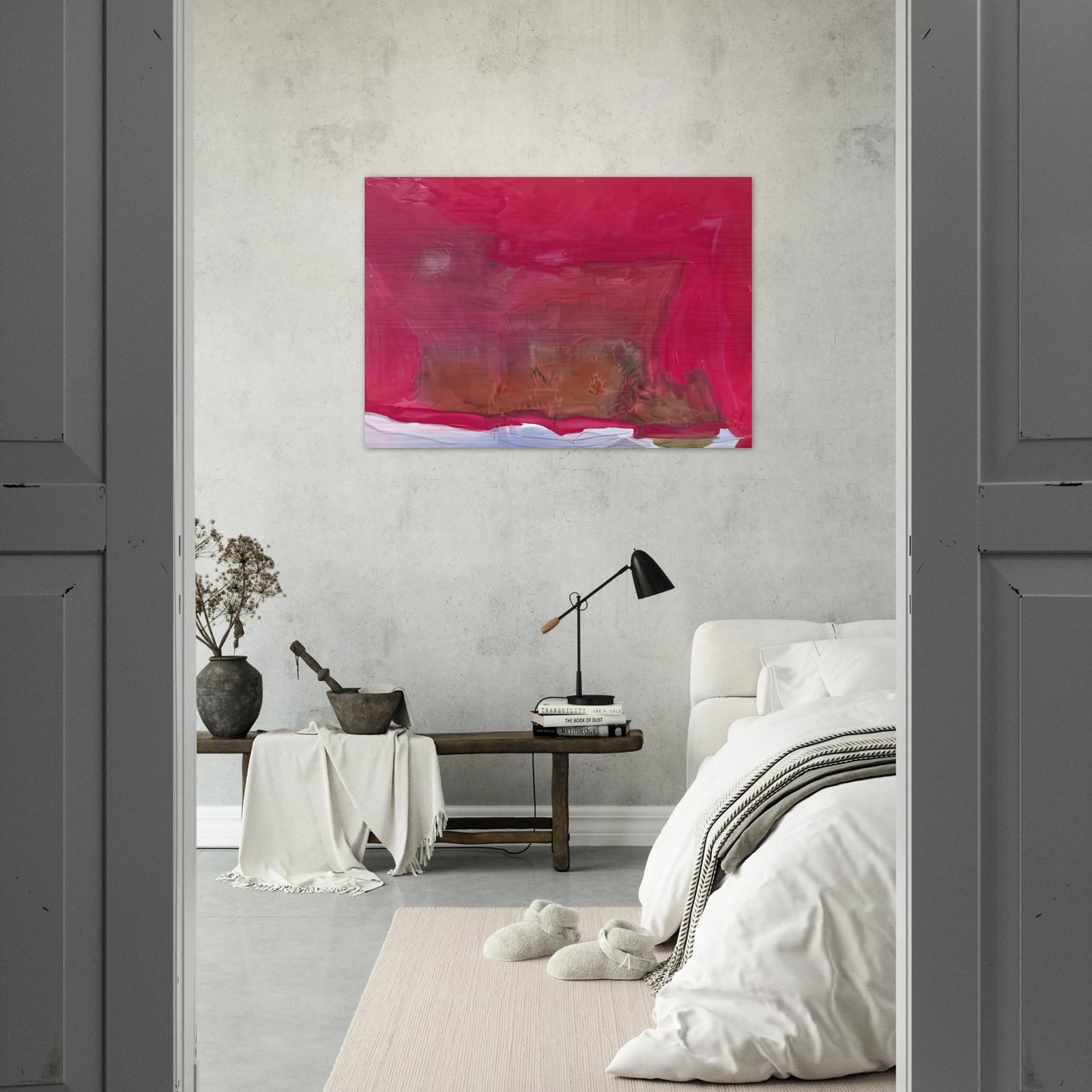 Renaissance, 1971- - Helen Frankenthaler Brushed Aluminum Print - 70x100 cm / 28x40 inches | Helen Frankenthaler Aluminum Print | Helen Frankenthaler Prints