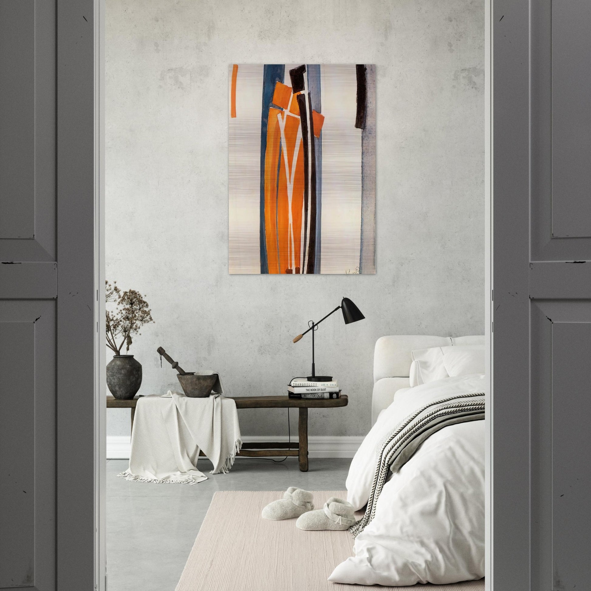 Drawings of curves - Frantisek Kupka Brushed Aluminum Print - 70x100 cm / 28x40 inches | Frantisek Kupka Aluminum Print | Frantisek Kupka Prints