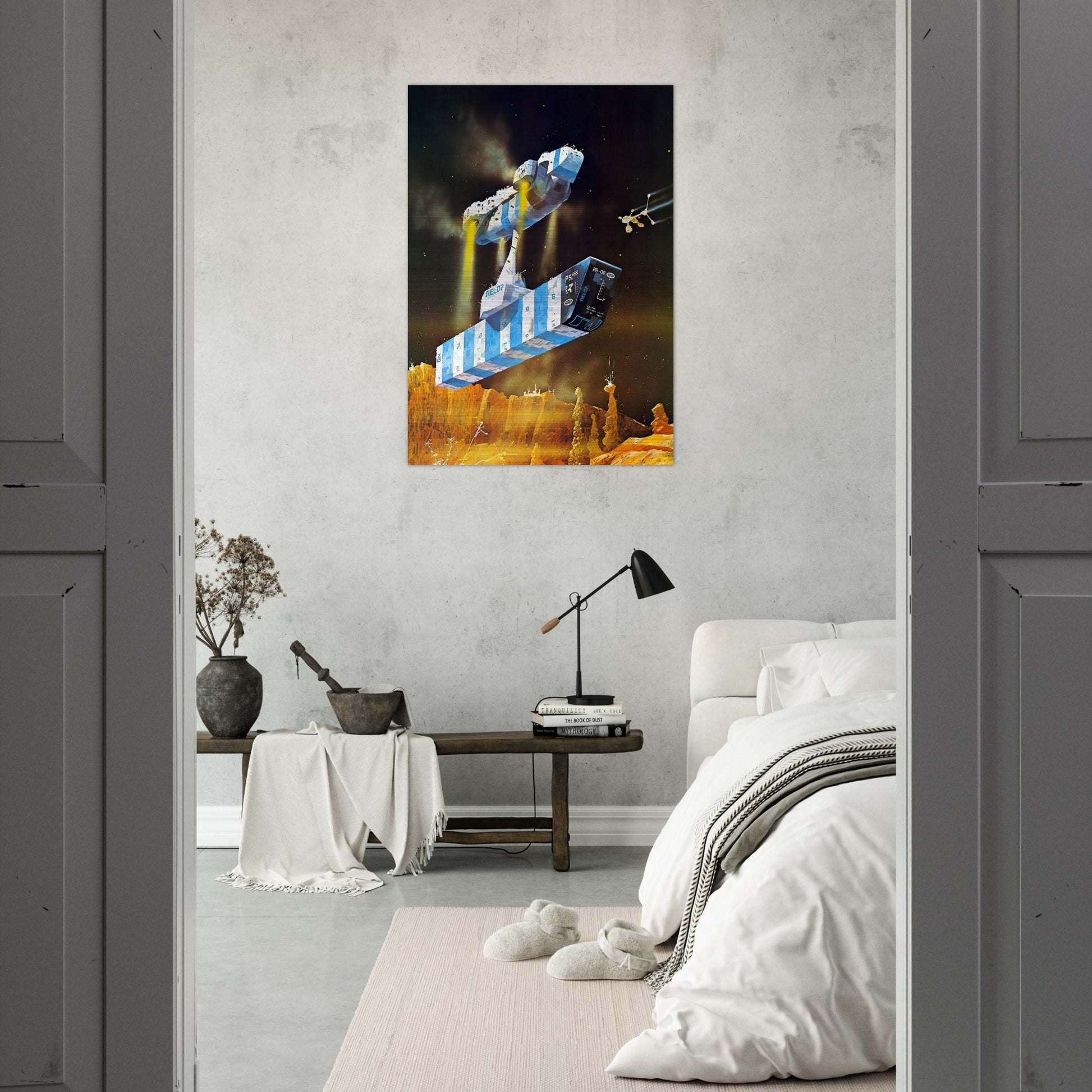 Chris Foss - Chris Foss Brushed Aluminum Print - 70x100 cm / 28x40 inches | Chris Foss Aluminum Print | Chris Foss Prints