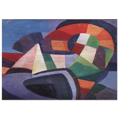 Synchromy - 1915 - Morgan Russell Brushed Aluminum Print - 70x100 cm / 28x40 inches | Morgan Russell Aluminum Print | Morgan Russell Prints