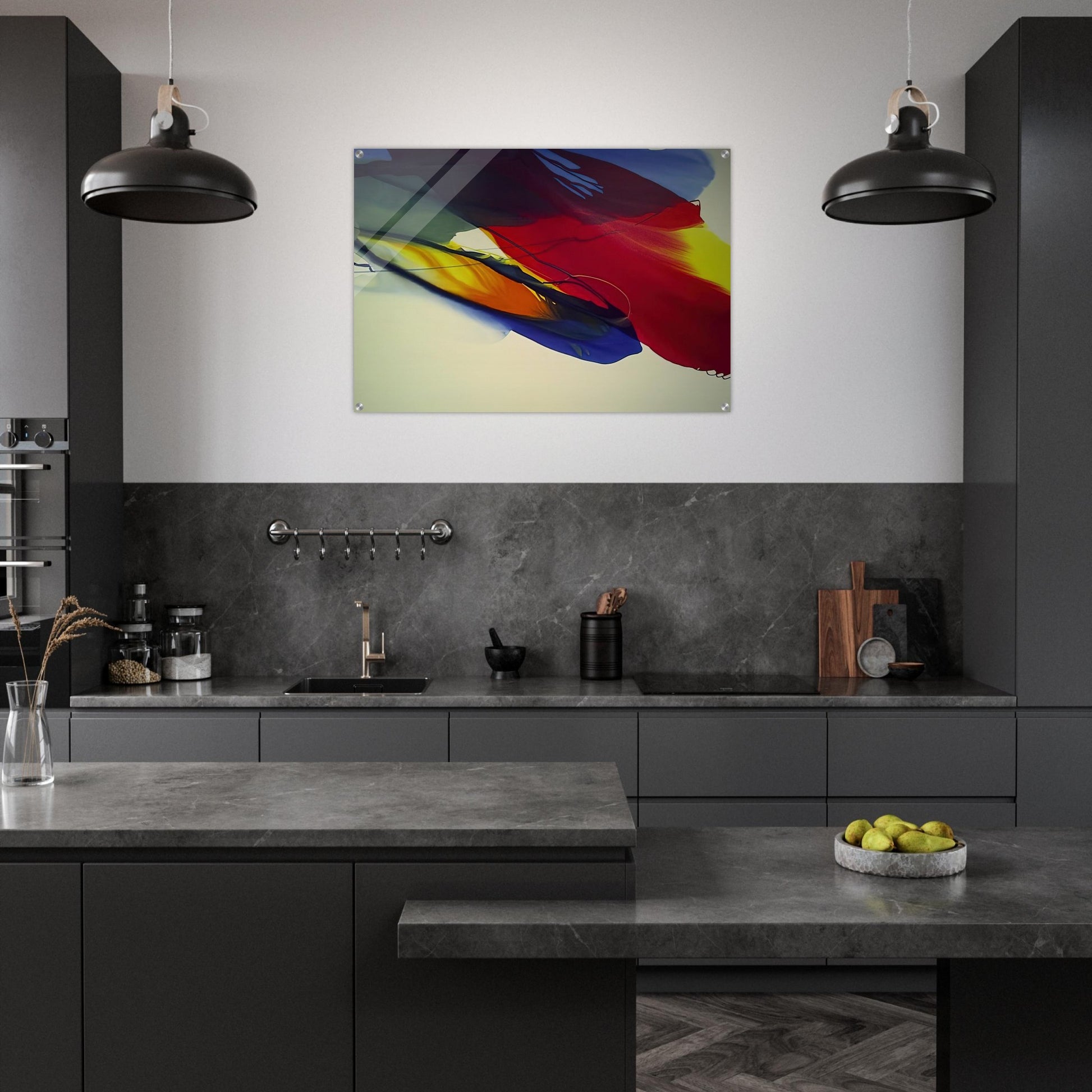 Phenomena Point Swing and Flank - 1964 - Paul Jenkins Acrylic Print - 70x100 cm / 28x40″ inches