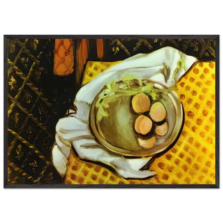 PEACHES 1920 - Henri Matisse 70x100 cm / 28x40 inches Framed Art Print – Black Wooden Frame