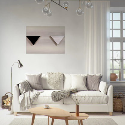 MIRROR OBJECT 1973 - BLINKY PALERMO Brushed Aluminum Print - 70x100 cm / 28x40 inches | BLINKY PALERMO Aluminum Print | BLINKY PALERMO Prints