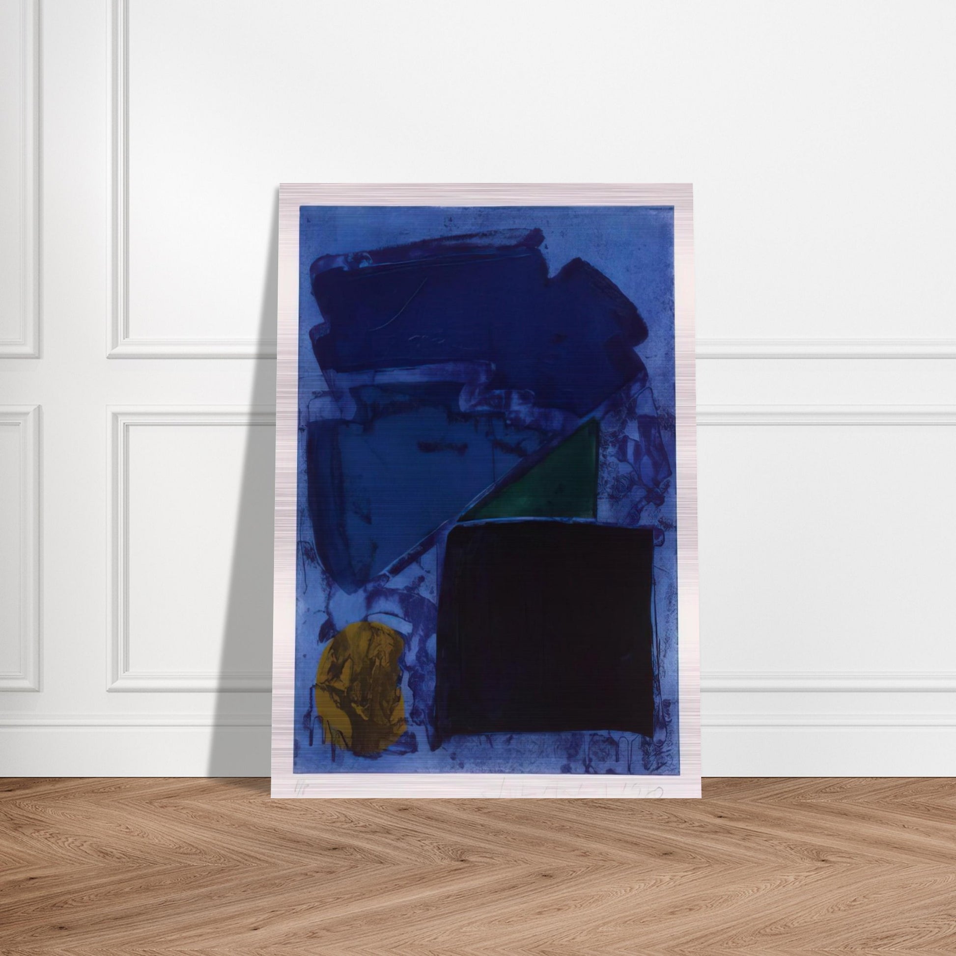 Memphis - 1980 - John Hoyland Brushed Aluminum Print - 70x100 cm / 28x40 inches | John Hoyland Aluminum Print | John Hoyland Prints