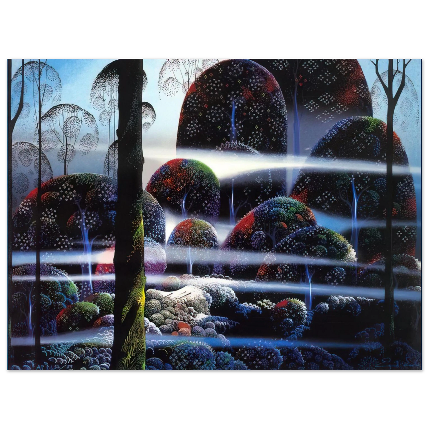 Eyvind Earle - Beyond Paradise  75x100 cm / 30x40inches Fine Art Poster