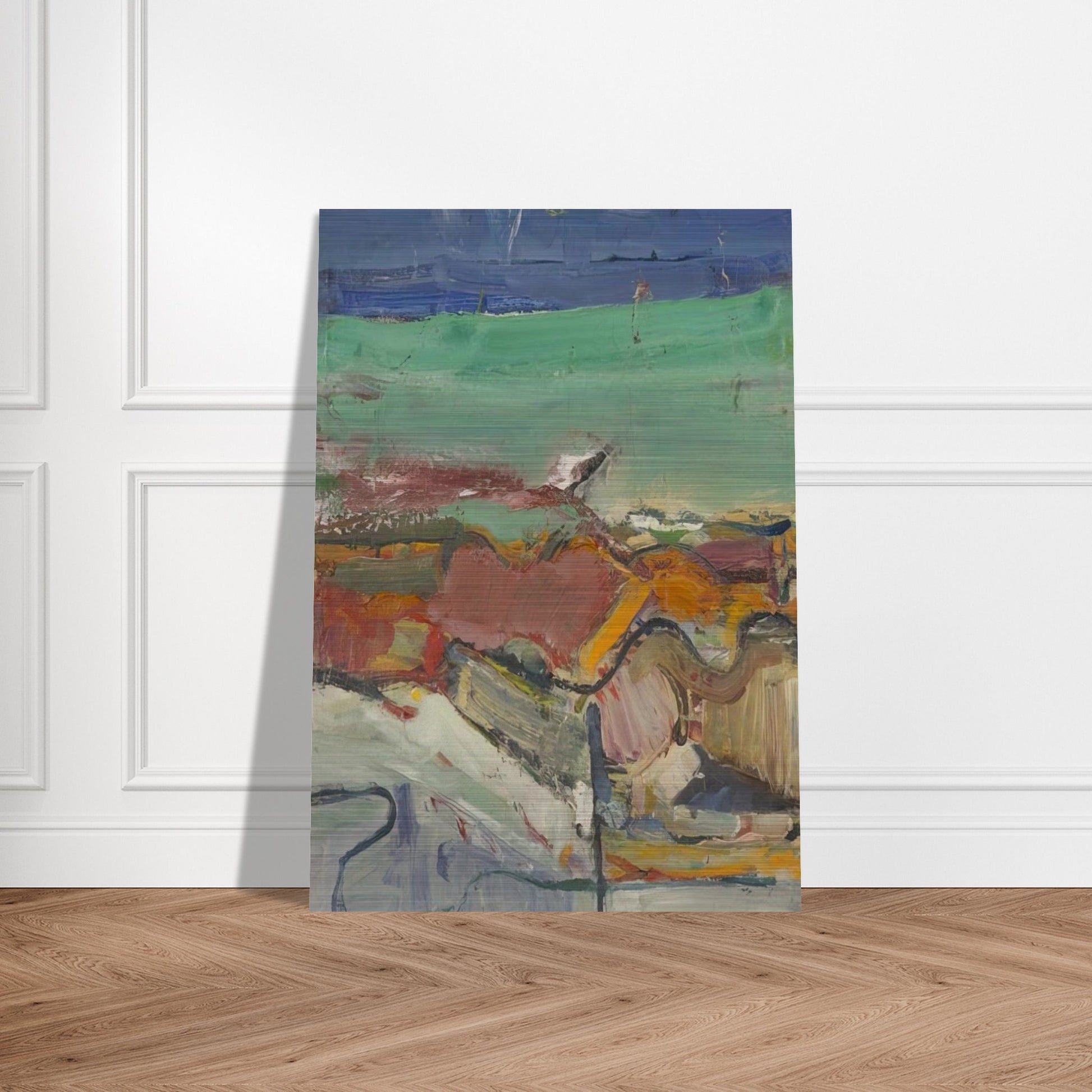 Berkeley - Richard Diebenkorn Brushed Aluminum Print - 70x100 cm / 28x40 inches | Richard Diebenkorn Aluminum Print | Richard Diebenkorn Prints