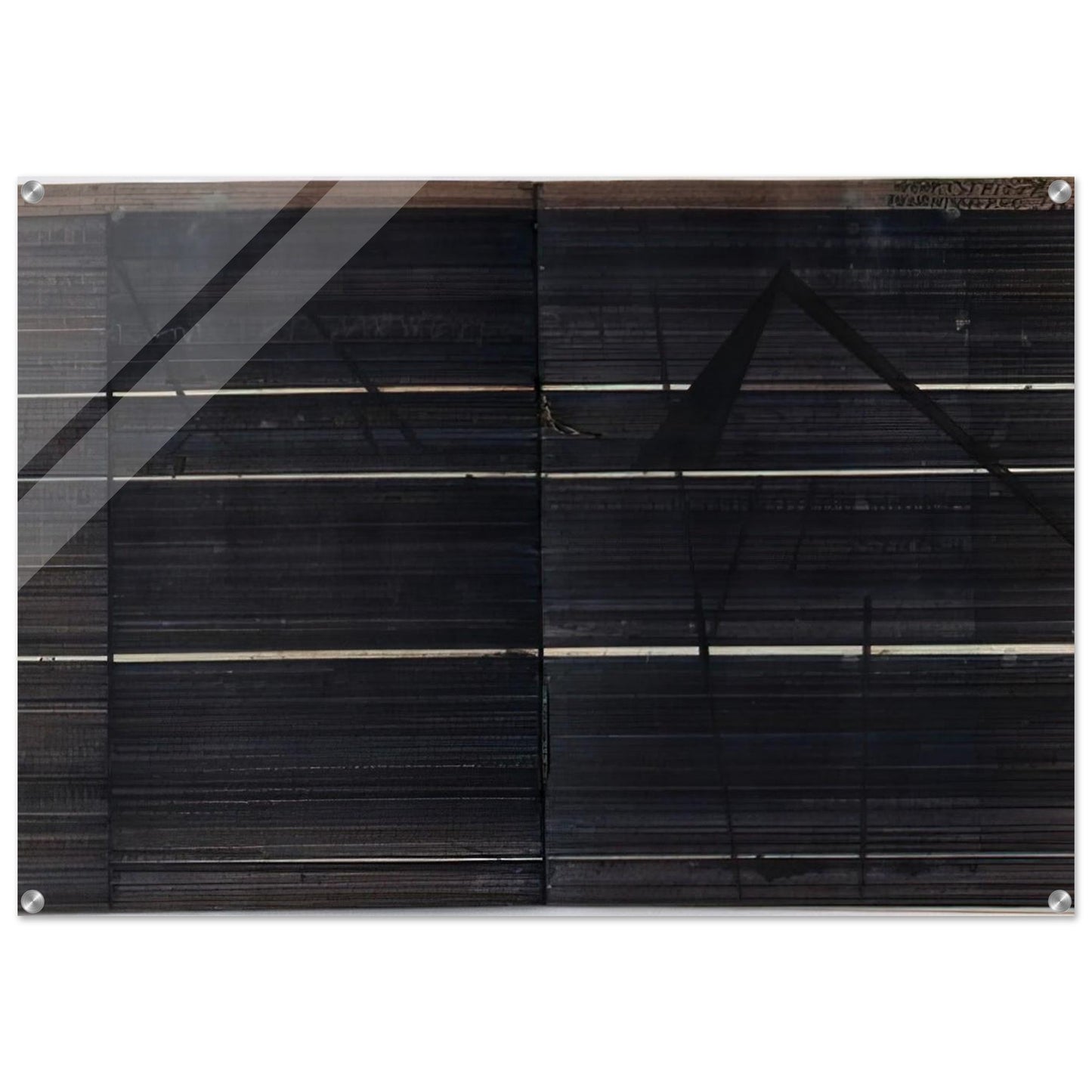 Diary pages - Minimalism - Nasreen Mohamedi Acrylic Print - 70x100 cm / 28x40″ inches