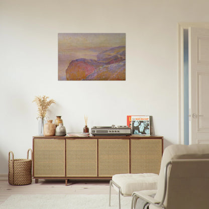 At Val-Saint-Nicolas near Dieppe in the Morning - claude monet Brushed Aluminum Print - 70x100 cm / 28x40 inches | claude monet Aluminum Print | claude monet Prints