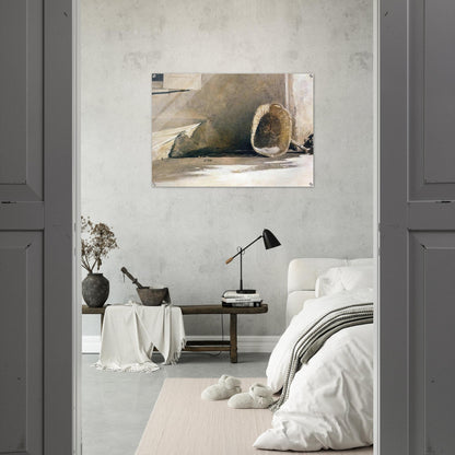MONDAY MORNING - Andrew Wyeth Acrylic Print - 70x100 cm / 28x40″ inches