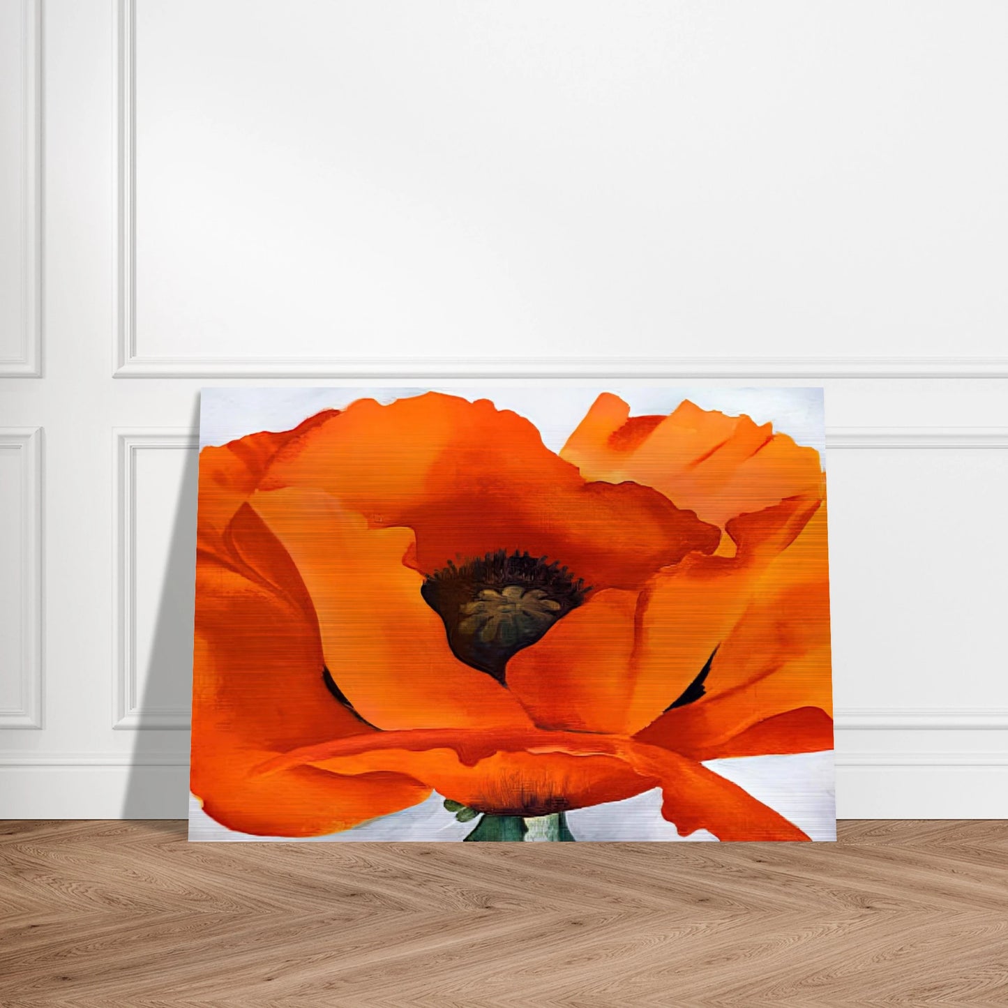 Red Poppy - Georgia O'Keeffe Brushed Aluminum Print - 70x100 cm / 28x40 inches | Georgia O'Keeffe Aluminum Print | Georgia O'Keeffe Prints