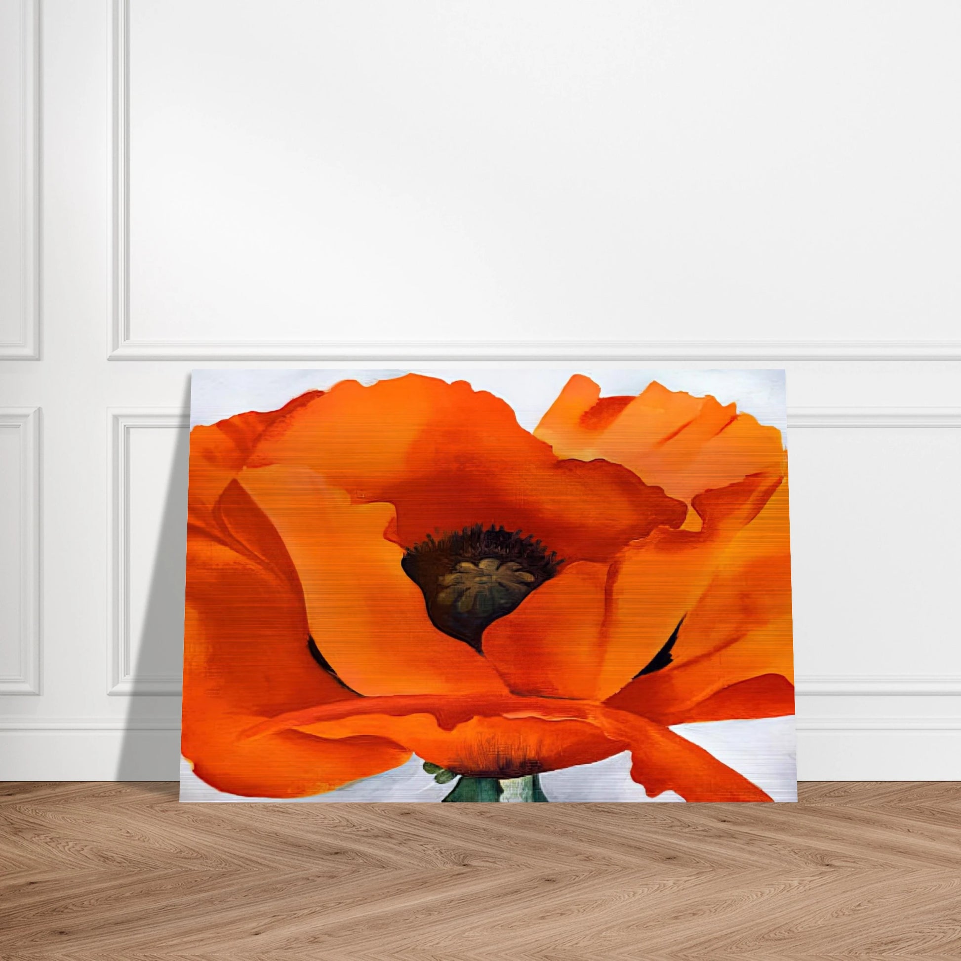 Red Poppy - Georgia O'Keeffe Brushed Aluminum Print - 70x100 cm / 28x40 inches | Georgia O'Keeffe Aluminum Print | Georgia O'Keeffe Prints