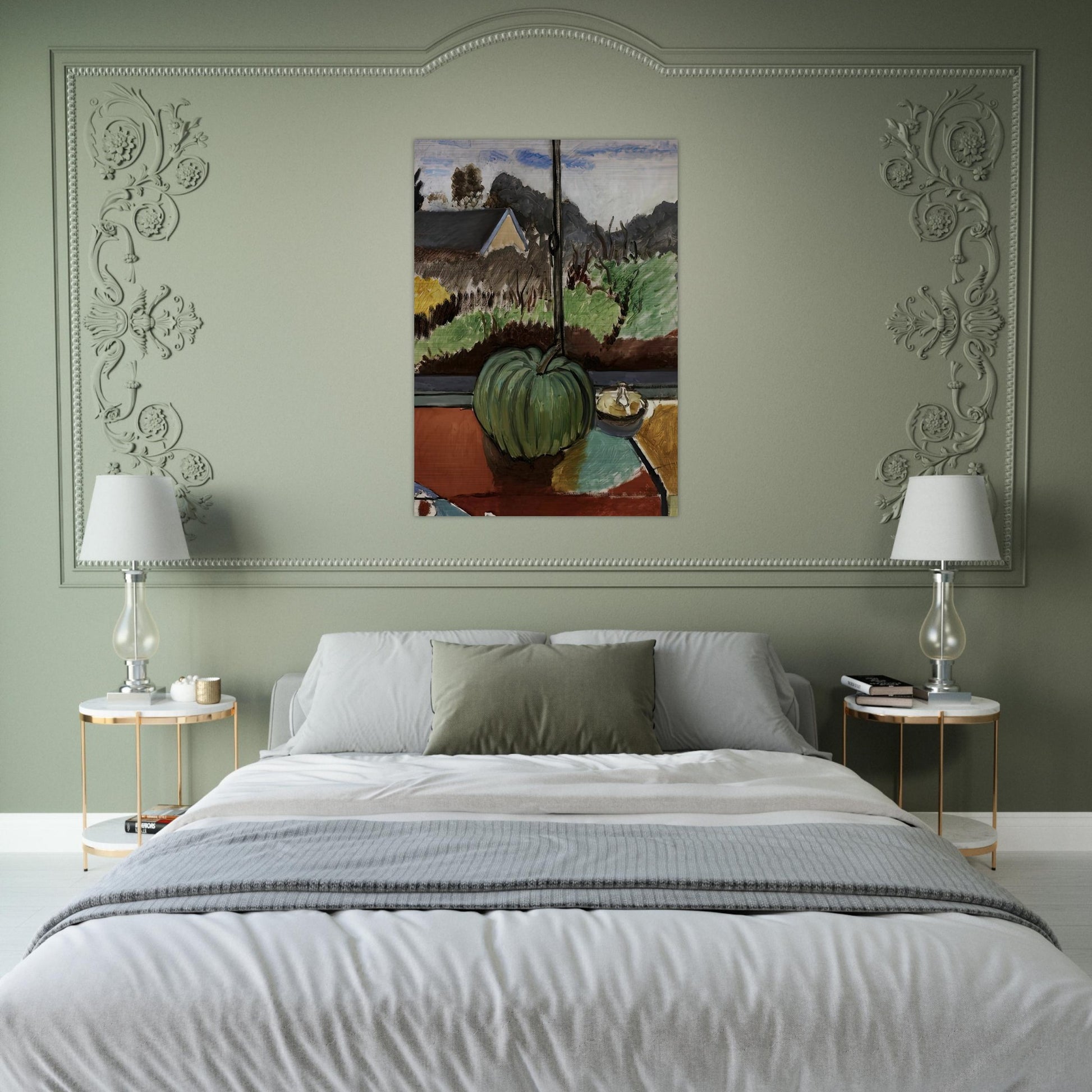 THE GREEN PUMPKIN 1916 - Henri Matisse Brushed Aluminum Print - 70x100 cm / 28x40 inches | Henri Matisse Aluminum Print | Henri Matisse Prints