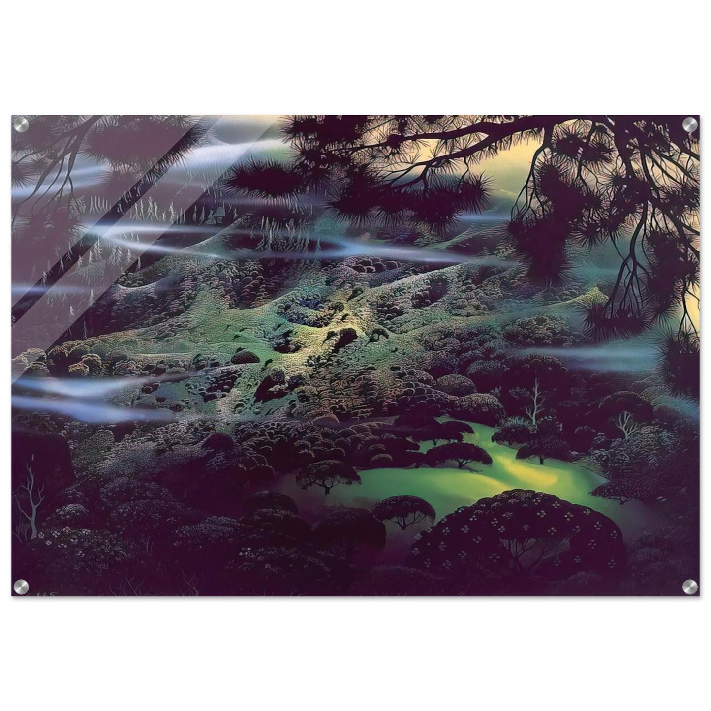 Symphonic Fantasy - Eyvind Earle Acrylic Print - 70x100 cm / 28x40″ inches