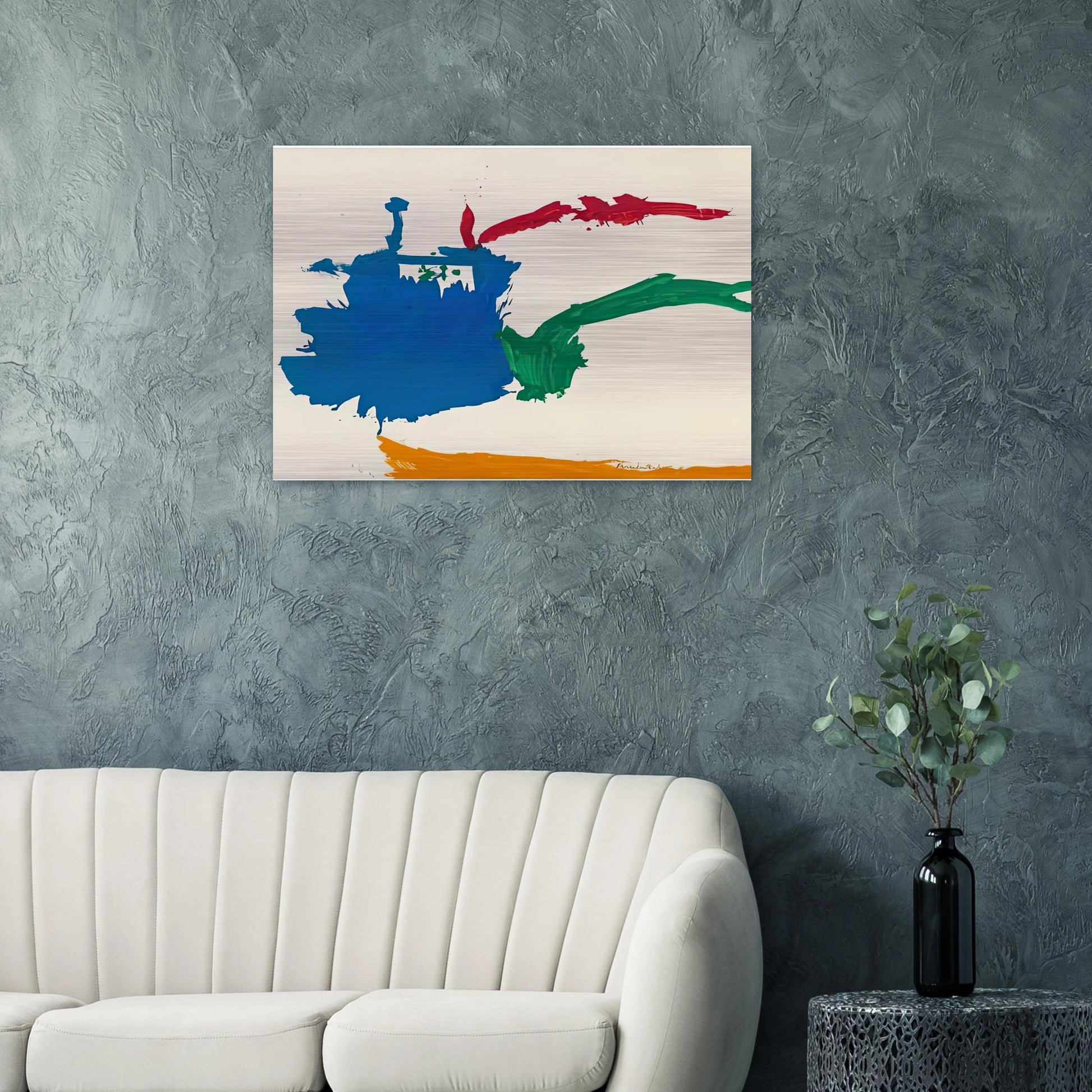 Italian Beach, 1960- - Helen Frankenthaler Brushed Aluminum Print - 70x100 cm / 28x40 inches | Helen Frankenthaler Aluminum Print | Helen Frankenthaler Prints