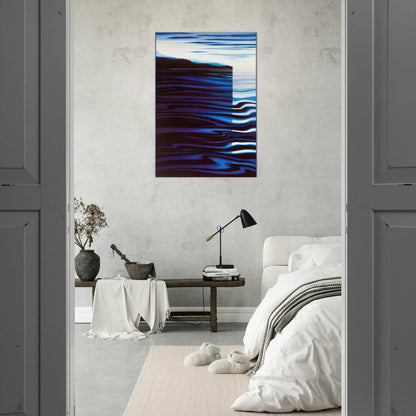 Reflections - Eyvind Earle Brushed Aluminum Print - 70x100 cm / 28x40 inches | Eyvind Earle Aluminum Print | Eyvind Earle Prints