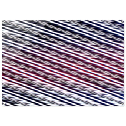 CATARACT 3 1967 - Bridget Riley Acrylic Print - 70x100 cm / 28x40″ inches