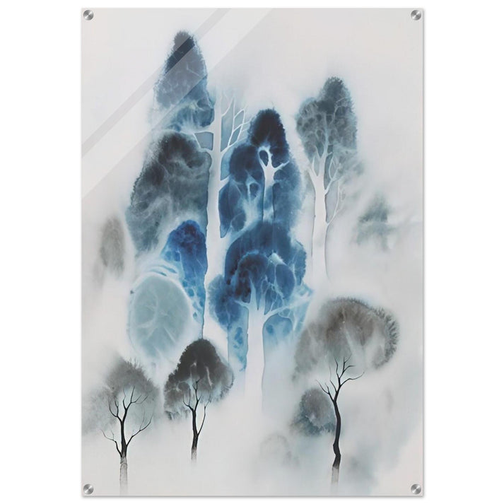 Woodland - Eyvind Earle Acrylic Print - 70x100 cm / 28x40″ inches