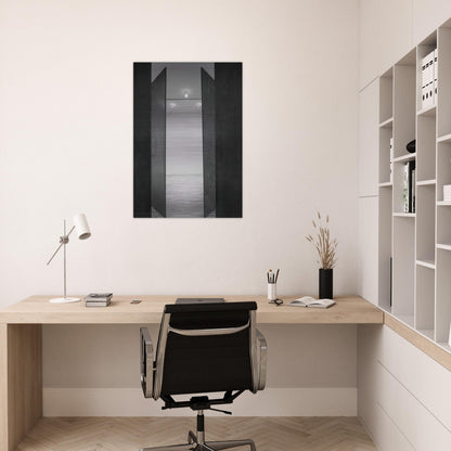 CIRCUIT II 1972 - Richard Serra Brushed Aluminum Print - 70x100 cm / 28x40 inches | Richard Serra Aluminum Print | Richard Serra Prints