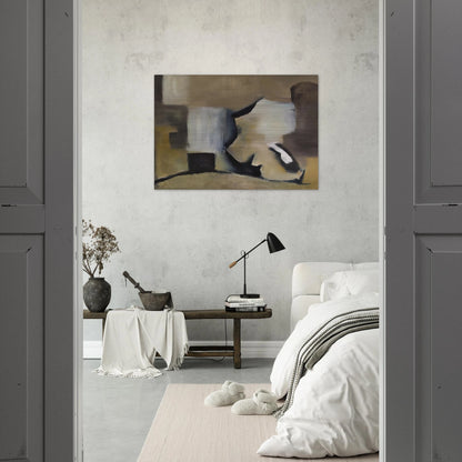 Beyond Emperors - 1952 - Theodoros Stamos Brushed Aluminum Print - 70x100 cm / 28x40 inches | Theodoros Stamos Aluminum Print | Theodoros Stamos Prints