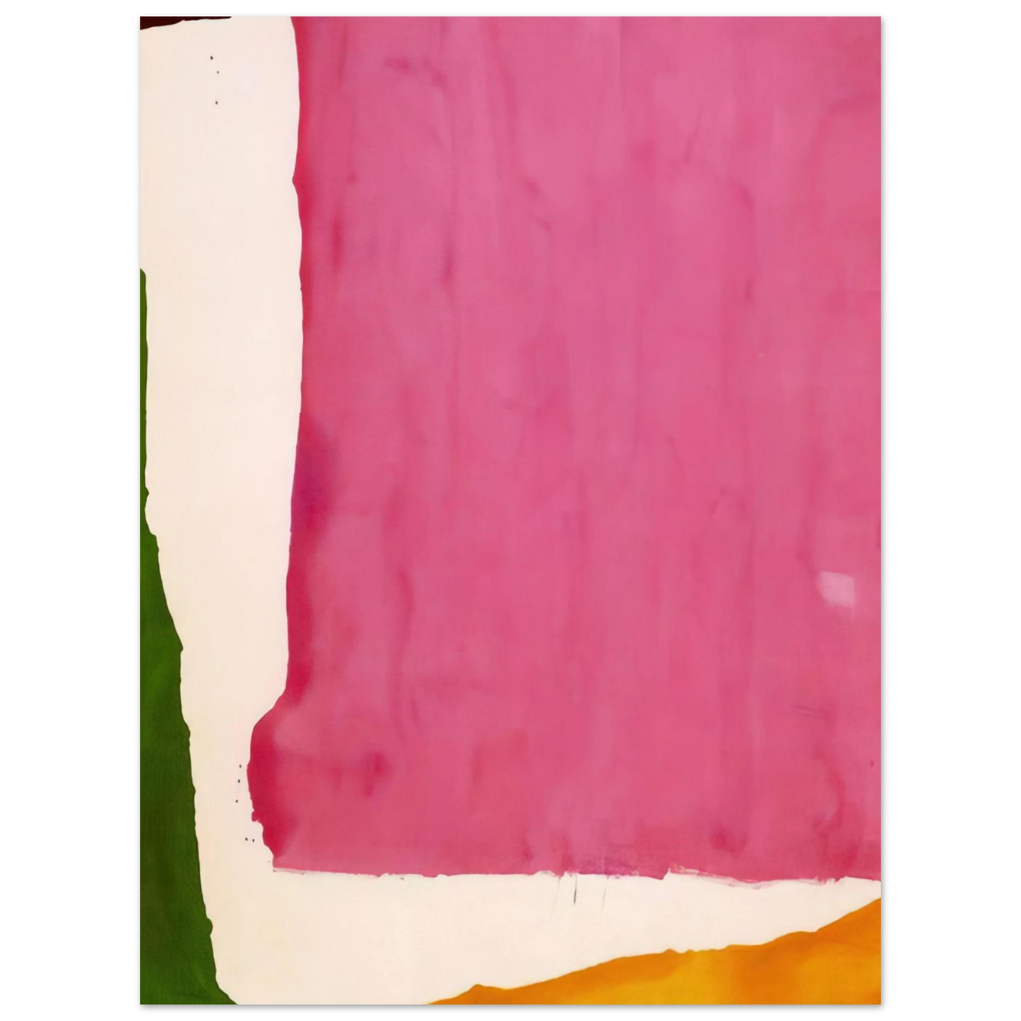 Helen Frankenthaler - Mauve District - 1966 Wall art - 13x18 cm / 5x7 inches - Premium Wooden Framed Poster With Fine Art Paper-canvas - Black frame