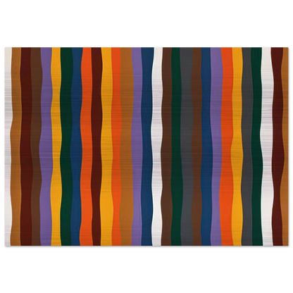 #20 - 1977 - Karl Benjamin Brushed Aluminum Print - 70x100 cm / 28x40 inches | Karl Benjamin Aluminum Print | Karl Benjamin Prints