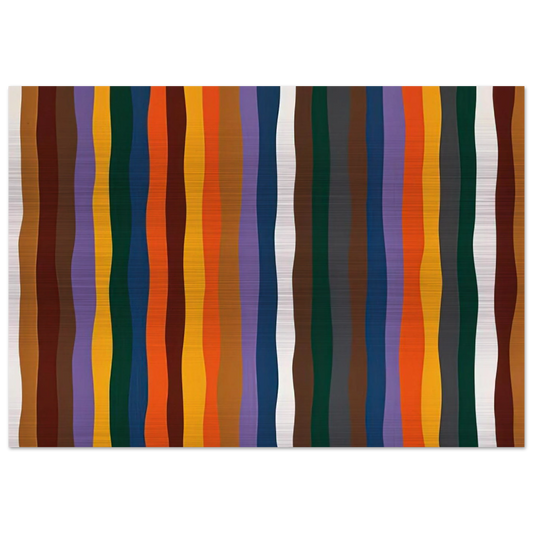 #20 - 1977 - Karl Benjamin Brushed Aluminum Print - 70x100 cm / 28x40 inches | Karl Benjamin Aluminum Print | Karl Benjamin Prints