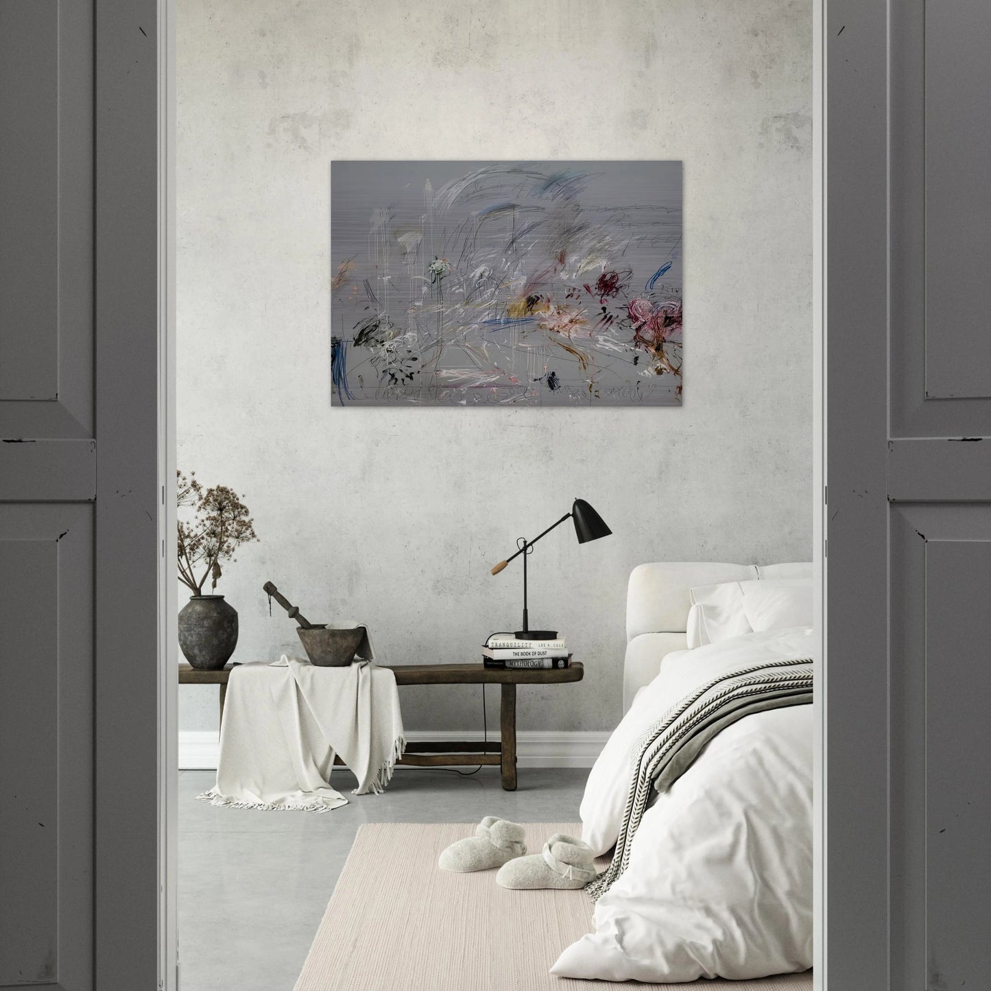 School of Athens - Cy Twombly Brushed Aluminum Print - 70x100 cm / 28x40 inches | Cy Twombly Aluminum Print | Cy Twombly Prints