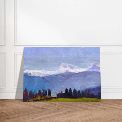 GREEN NEEDLES ON THE CROSS JAVERNAZ 1901 - Henri Matisse Brushed Aluminum Print - 70x100 cm / 28x40 inches | Henri Matisse Aluminum Print | Henri Matisse Prints
