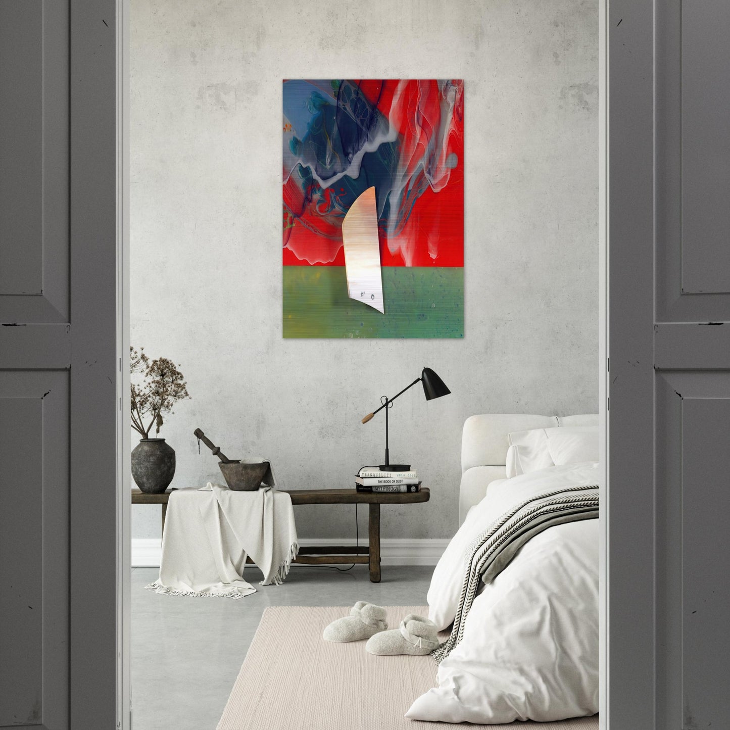 Plow - Sam Gilliam Brushed Aluminum Print - 70x100 cm / 28x40 inches | Sam Gilliam Aluminum Print | Sam Gilliam Prints