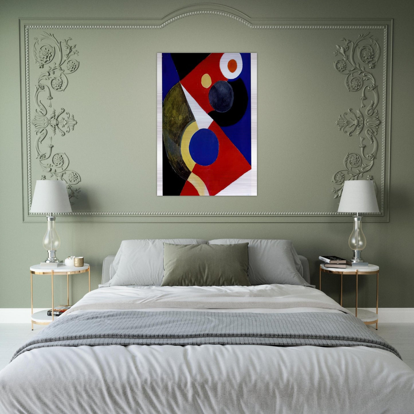 RHYTHM COLOUR 2 - Sonia Delaunay Brushed Aluminum Print - 70x100 cm / 28x40 inches | Sonia Delaunay Aluminum Print | Sonia Delaunay Prints