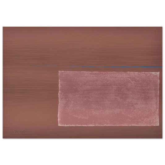 Spartan Sun Box I - Color Field Painting - Theodoros Stamos Brushed Aluminum Print - 70x100 cm / 28x40 inches | Theodoros Stamos Aluminum Print | Theodoros Stamos Prints