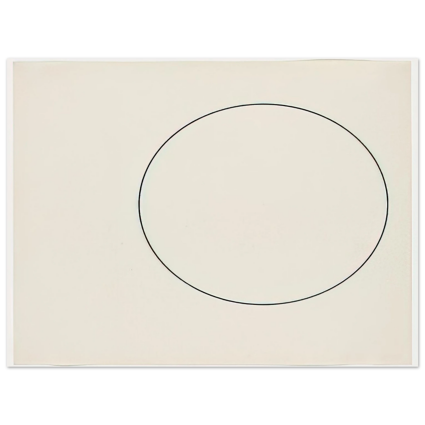 Ellsworth Kelly - Circle Line  75x100 cm / 30x40inches Fine Art Poster