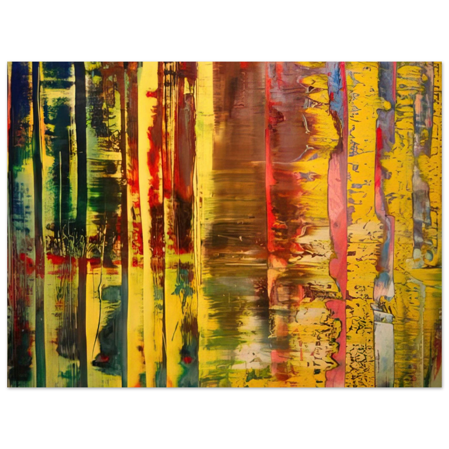 Gerhard Richter - ABSTRACT PAINTING 780 1 1  75x100 cm / 30x40inches Fine Art Poster