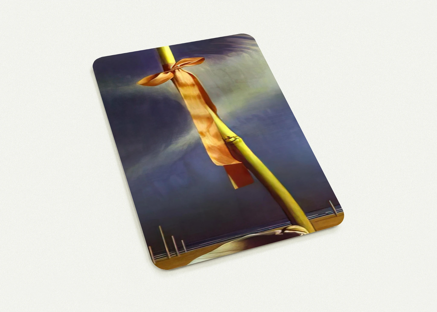PINK KNOT AND SHELL ON THE SEASHORE By Salvador Dali Pack of 10 Post Cards | Salvador Dali Post Cards | A6 (10.5 x 14.8 cm) - 4.1 x 5.8 inches