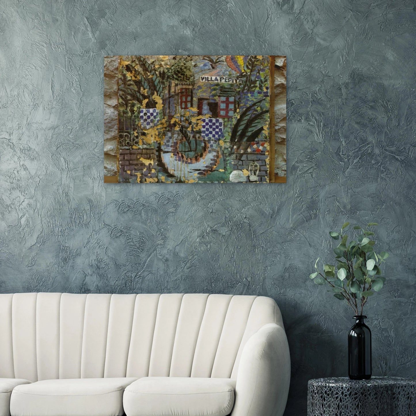 VILLA PEPITA - Salvador Dali Brushed Aluminum Print - 70x100 cm / 28x40 inches | Salvador Dali Aluminum Print | Salvador Dali Prints