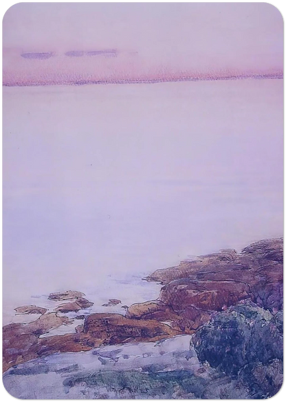 Isles of Shoals By Childe Hassam Pack of 10 Post Cards | Childe Hassam Post Cards | A6 (10.5 x 14.8 cm) - 4.1 x 5.8 inches