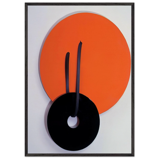 Amazonio - 1989 - Lygia Pape 70x100 cm / 28x40 inches Framed Art Print – Black Wooden Frame