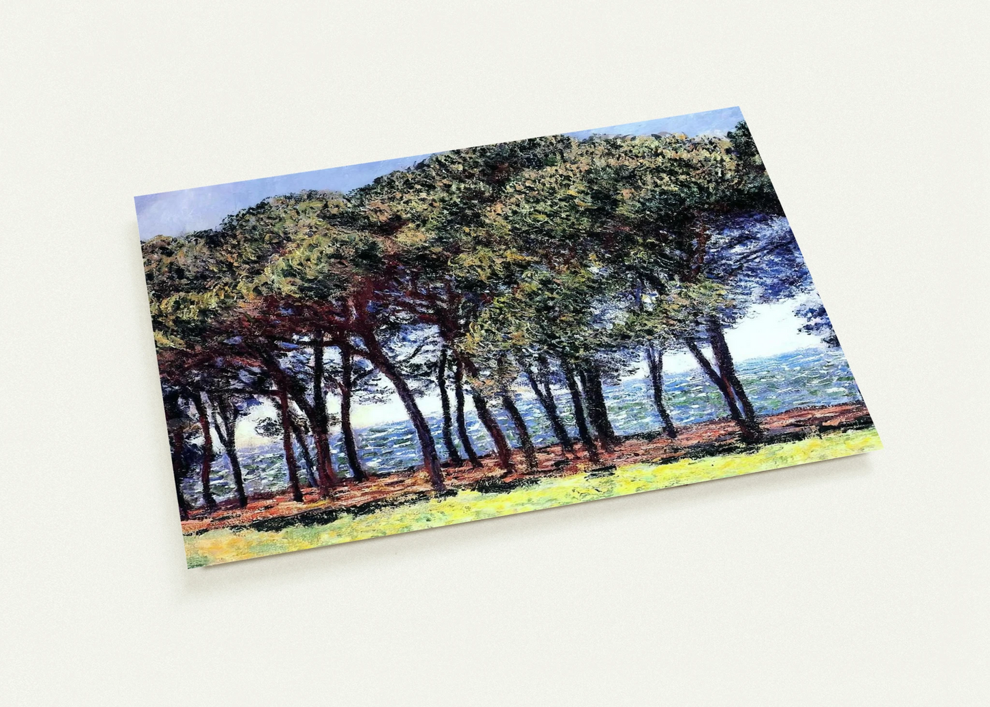 Pine Trees, Cap d'Antibes By claude monet Pack of 10 Post Cards | claude monet Post Cards | A6 (10.5 x 14.8 cm) - 4.1 x 5.8 inches