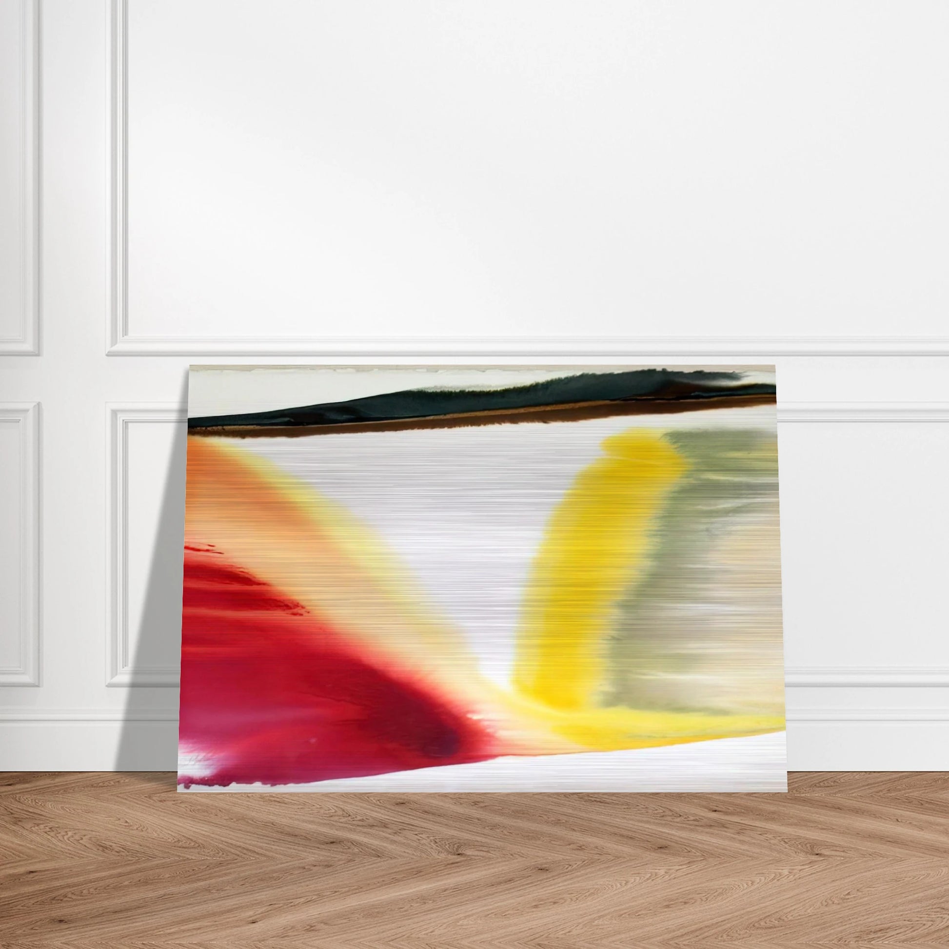 Phenomena Pointed East - Abstract Expressionism, Color Field Painting - Paul Jenkins Brushed Aluminum Print - 70x100 cm / 28x40 inches | Paul Jenkins Aluminum Print | Paul Jenkins Prints