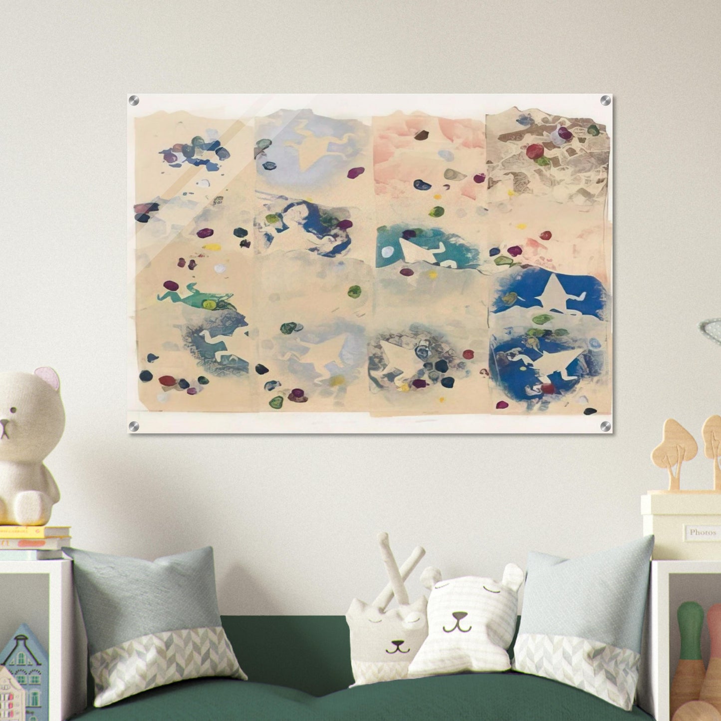 RANE E SPECCHI 1980 - Alighiero Boetti Acrylic Print - 70x100 cm / 28x40″ inches