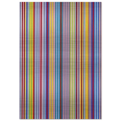 Battle for Grownups - 1970 - Gene Davis Brushed Aluminum Print - 70x100 cm / 28x40 inches | Gene Davis Aluminum Print | Gene Davis Prints