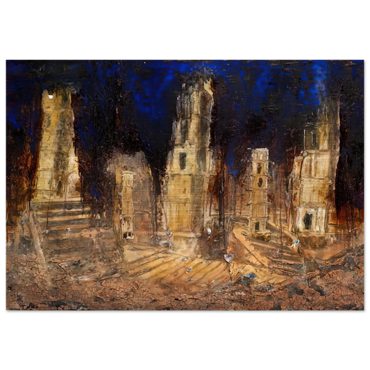 WALHALLA 2016 - Anselm Kiefer Brushed Aluminum Print - 70x100 cm / 28x40 inches | Anselm Kiefer Aluminum Print | Anselm Kiefer Prints
