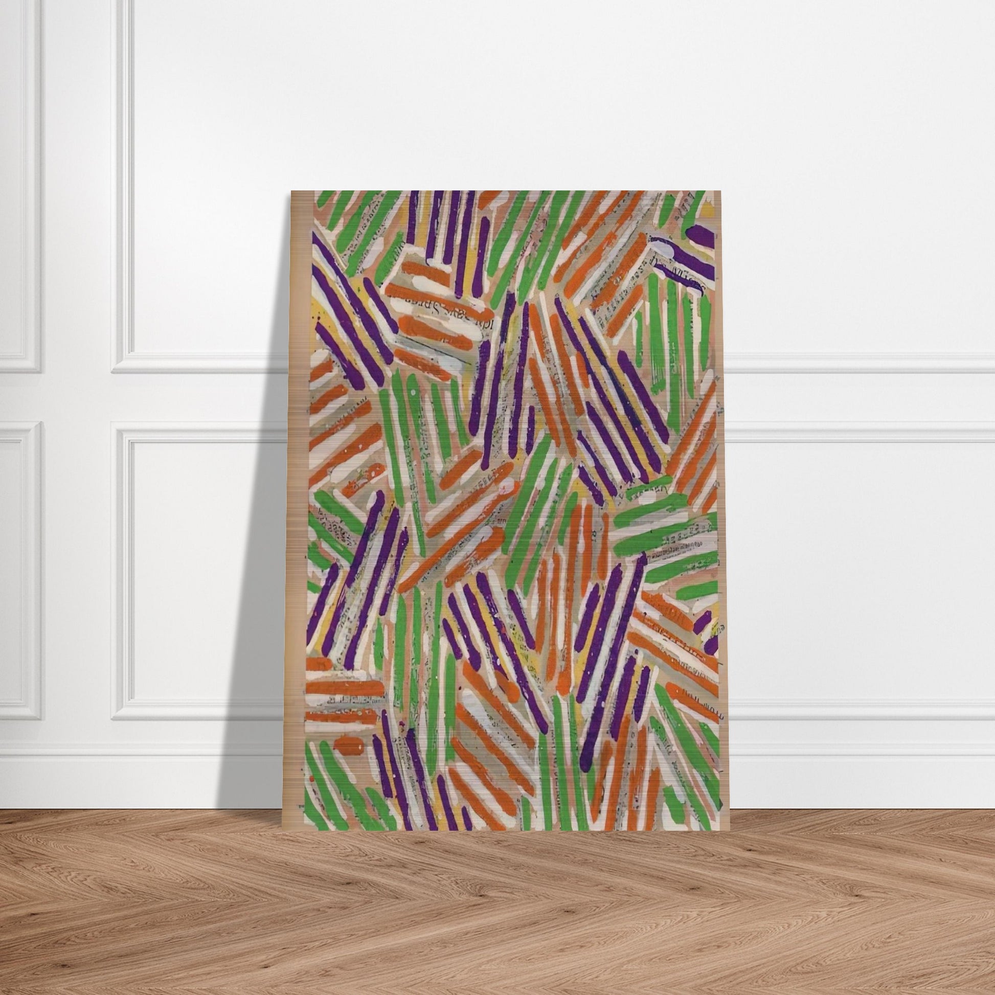 UNTITLED ULAE S13 - Jasper Johns Brushed Aluminum Print - 70x100 cm / 28x40 inches | Jasper Johns Aluminum Print | Jasper Johns Prints
