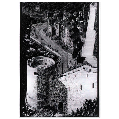 ESCHER (23) - MC Escher Brushed Aluminum Print - 70x100 cm / 28x40 inches | MC Escher Aluminum Print | MC Escher Prints