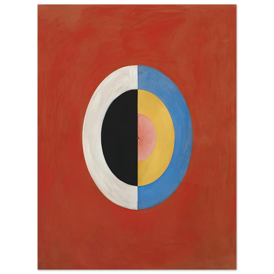 Hilma af Klint - THE SWAN NO 17 1915 0 Wall art - 13x18 cm / 5x7 Inches - Fine Art Poster - -